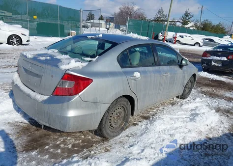 2012 Honda Civic Lx z USA, uszkodzony, nr VIN 19XFB2F57CE090455